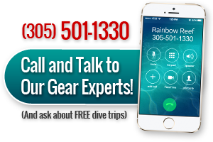 Call Rainbow Reef TODAY to get some great dive gear