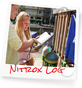 Fill out the nitrox tank log and off to the dock to enjoy your dives!