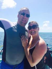 Great day of scuba diving in Key Largo with Rainbow Reef on christ statue tropical explorer 2015 04 16 r1412 1