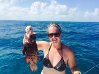 Great day of scuba diving in Key Largo with Rainbow Reef on conch wall tropical voyager 2015 04 15 r1408 1