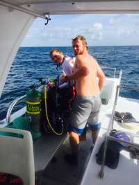 Great day of scuba diving in Key Largo with Rainbow Reef on spiegel grove tropical voyager 2015 09 09 r1987 1