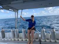 Great day of scuba diving in Key Largo with Rainbow Reef on benwood wreck santana 2020 03 16 r9373 1