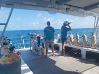 Great day of scuba diving in Key Largo with Rainbow Reef on benwood wreck tropical odyssey 2023 12 03 r14900 1