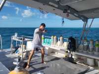 Great day of scuba diving in Key Largo with Rainbow Reef on winch hole tropical odyssey 2023 12 23 r14941 1